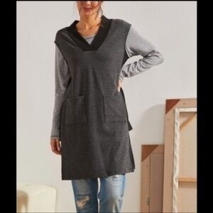 Suzanne Betro V-Neck Vest sz M Pocket NEW #Z130